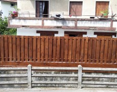 Egurrezko Itxiturak eta hesiak Lorategi eta terrazarako